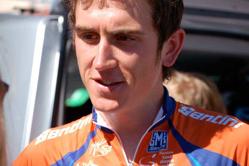 Thomas led the 2013 Tour Down Under for several days... Photo: Rob Arnold