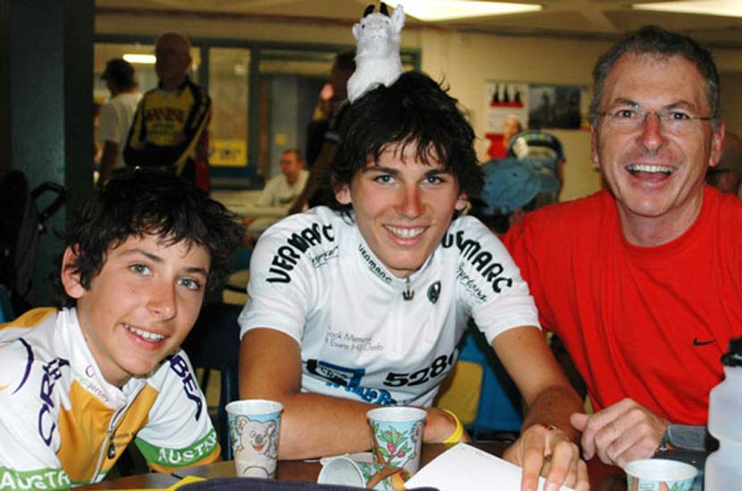 Real Aussie Kids... Lachlan, Angus and David Morton back in the early days of the cycling life for the two brothers from Port Macquarie.
