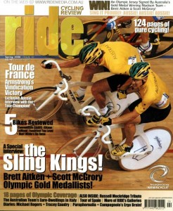 RIDE #10, published in October 2000, featured Aitken and McGrory on the cover.