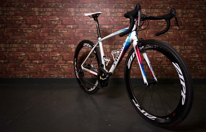 Armitstead's Amira... Specialized unveiled the special colour scheme for the world champion's new bike last month. Photo: Courtesy Specialized.