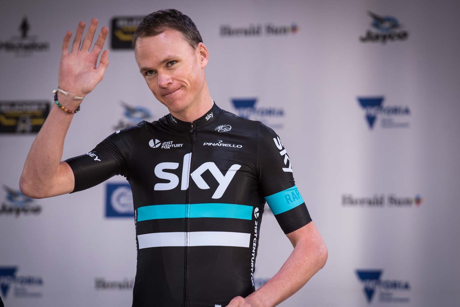 Chris Froome began his 2016 racing campaign at the Jayco-Herald Sun Tour... winning the title in February this year. He'll be back again in 2017. Photo: Kirsty Baxter